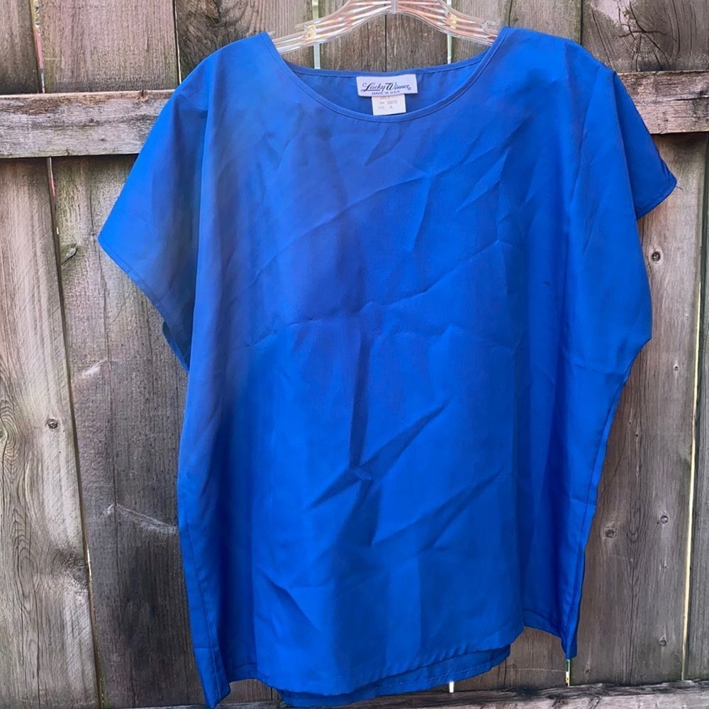 Lucky Winner Blue Top sz. XL